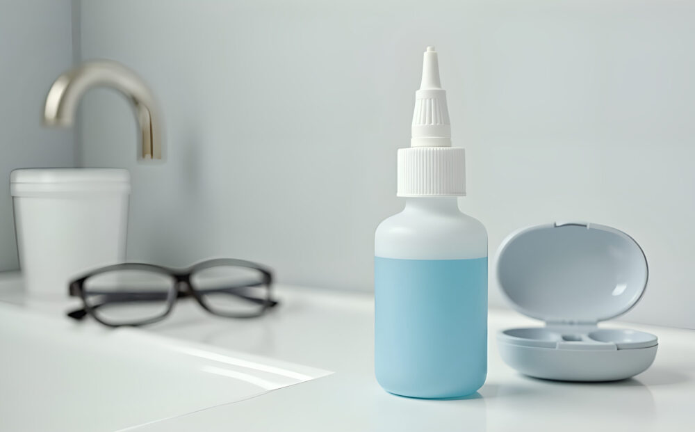 bottle-mouthwash-sits-counter-bottle-medicine