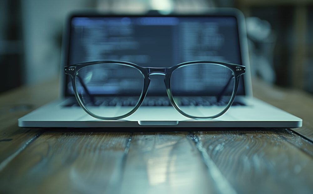 particle synthesis concept and glowing glasses gaming experience , , stunning dynamic product shot lighting, moody, dramatic, product imagery, 50mm lens, dof background, immaculate, exciting, hyper realistic, canon 1dx camera, High Quality --chaos 50 --ar 3:2 --stylize 250 --v 6 Job ID: a10573e9-ad44-45f0-9167-9082fdc19cd3