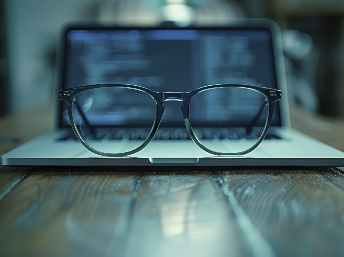 particle synthesis concept and glowing glasses gaming experience , , stunning dynamic product shot lighting, moody, dramatic, product imagery, 50mm lens, dof background, immaculate, exciting, hyper realistic, canon 1dx camera, High Quality --chaos 50 --ar 3:2 --stylize 250 --v 6 Job ID: a10573e9-ad44-45f0-9167-9082fdc19cd3